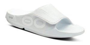 Men's OOahh Sport Flex Sandal - White